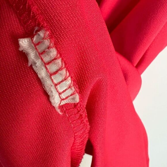 EP Pro Sleeveless Ruffle Golf Tennis Athletic Top Pink Ruffles Gold Zipper M - Picture 7 of 11